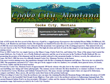 Tablet Screenshot of cooke-city-montana.com